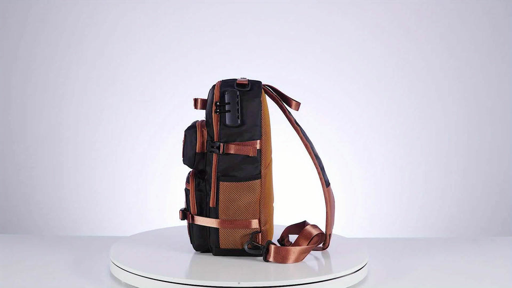 Anti-Theft Sling Bag Men Crossbody Chest Backpack USB Waterproof Travel Bag