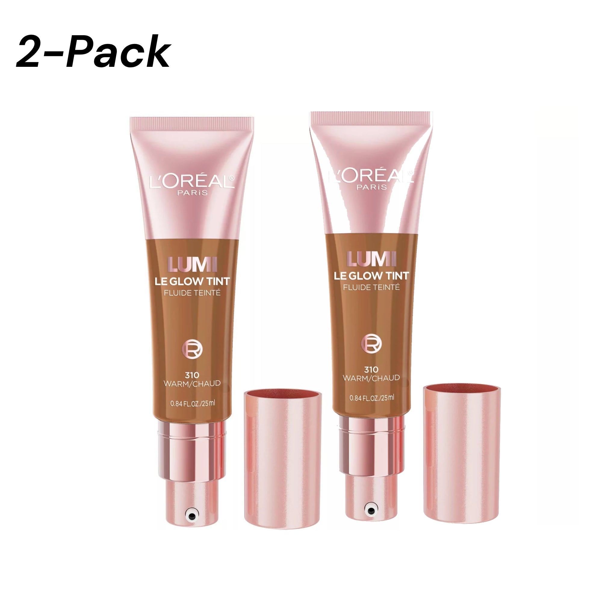 2-Pack L'Oréal Paris Lumi Le Glow Tint Liquid Skin Tint