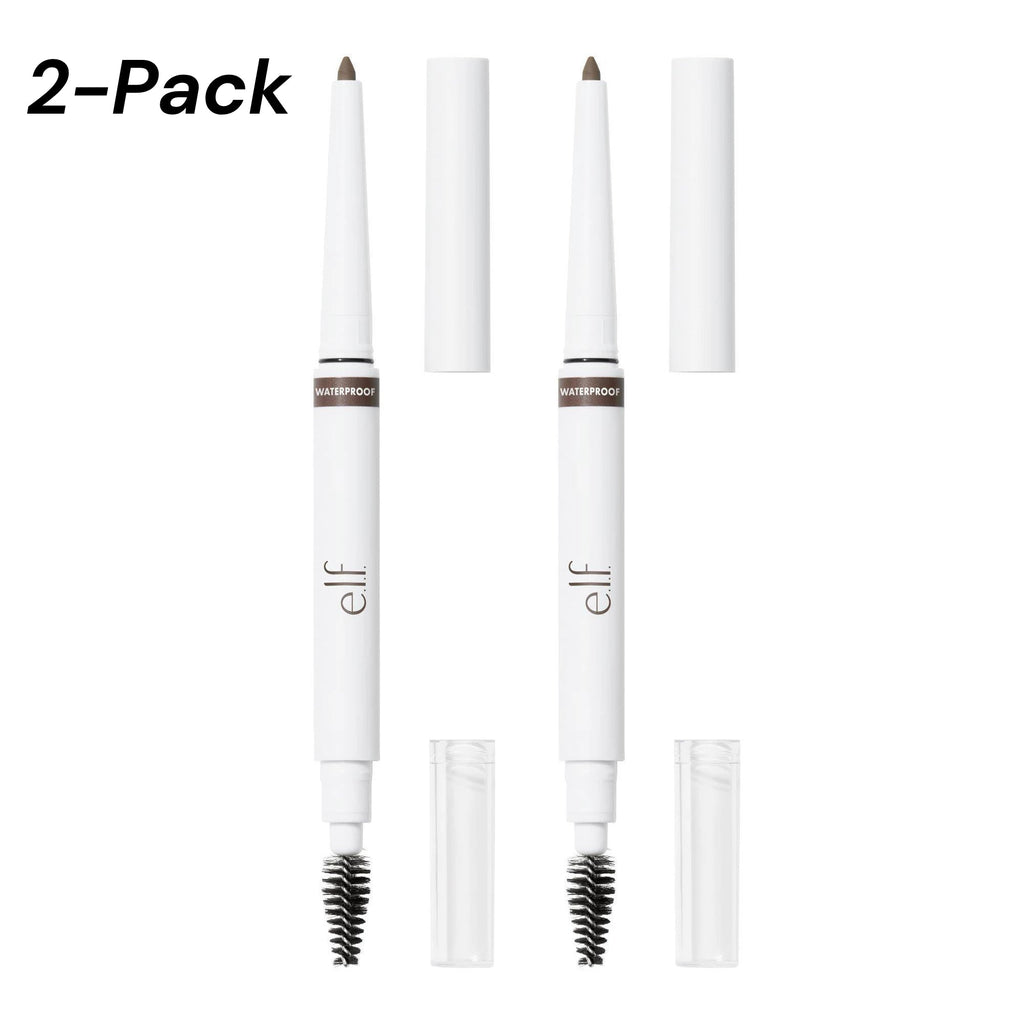 2-Pack e.l.f. Instant Lift Waterproof Brow Pencil – Deep Brown