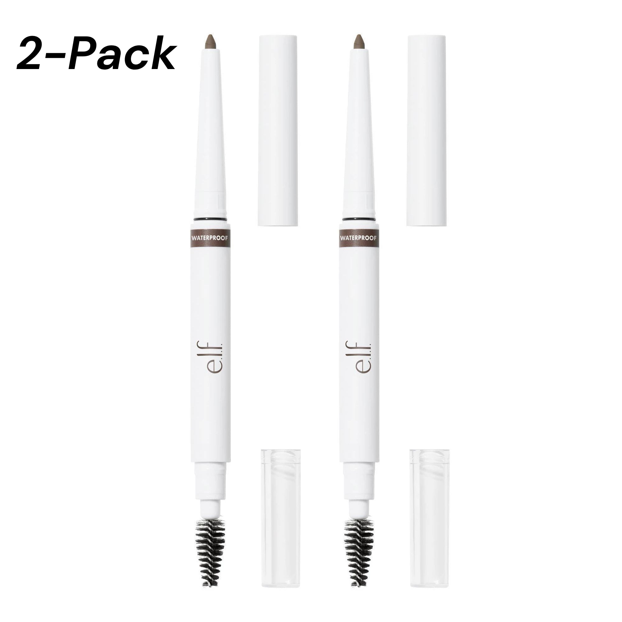 2-Pack e.l.f. Instant Lift Waterproof Brow Pencil – Deep Brown