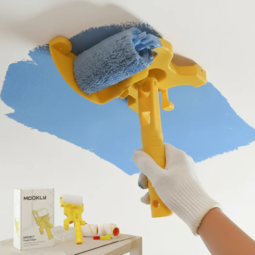 Paint Roller with Edge Guide