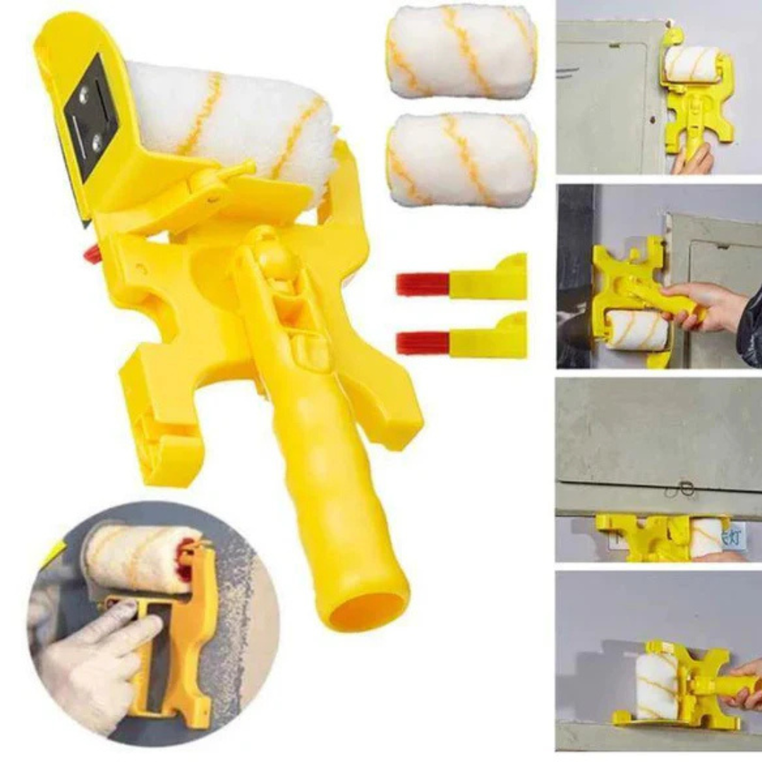 Paint Roller with Edge Guide