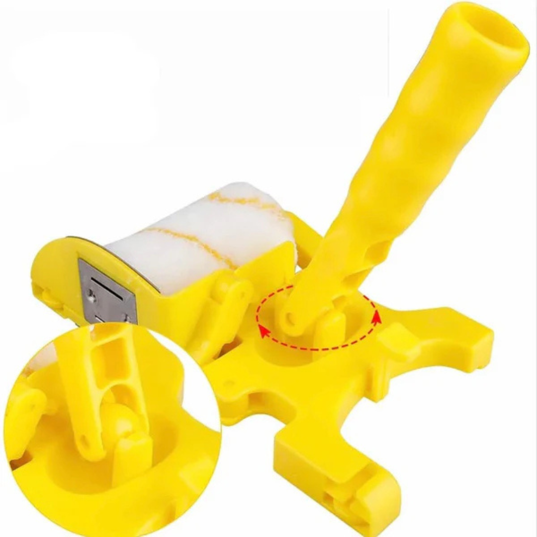 Paint Roller with Edge Guide