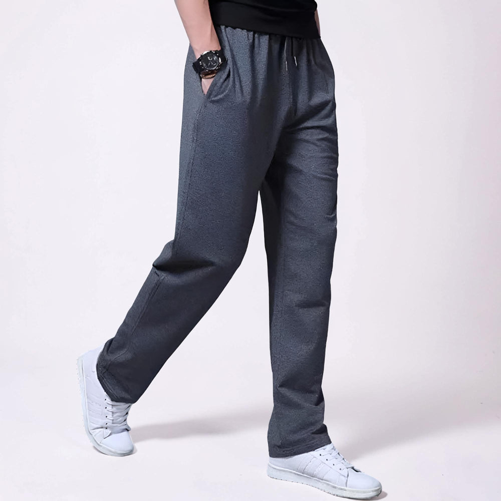 Men's Sweatpants Wide Leg Drawstring Casual Joggers