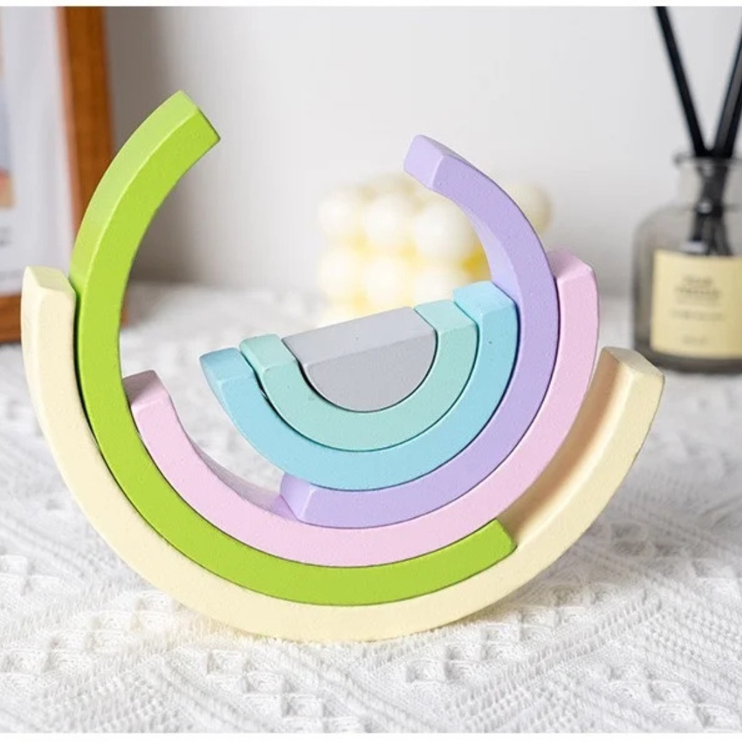 Montessori Rainbow Stacking Toy