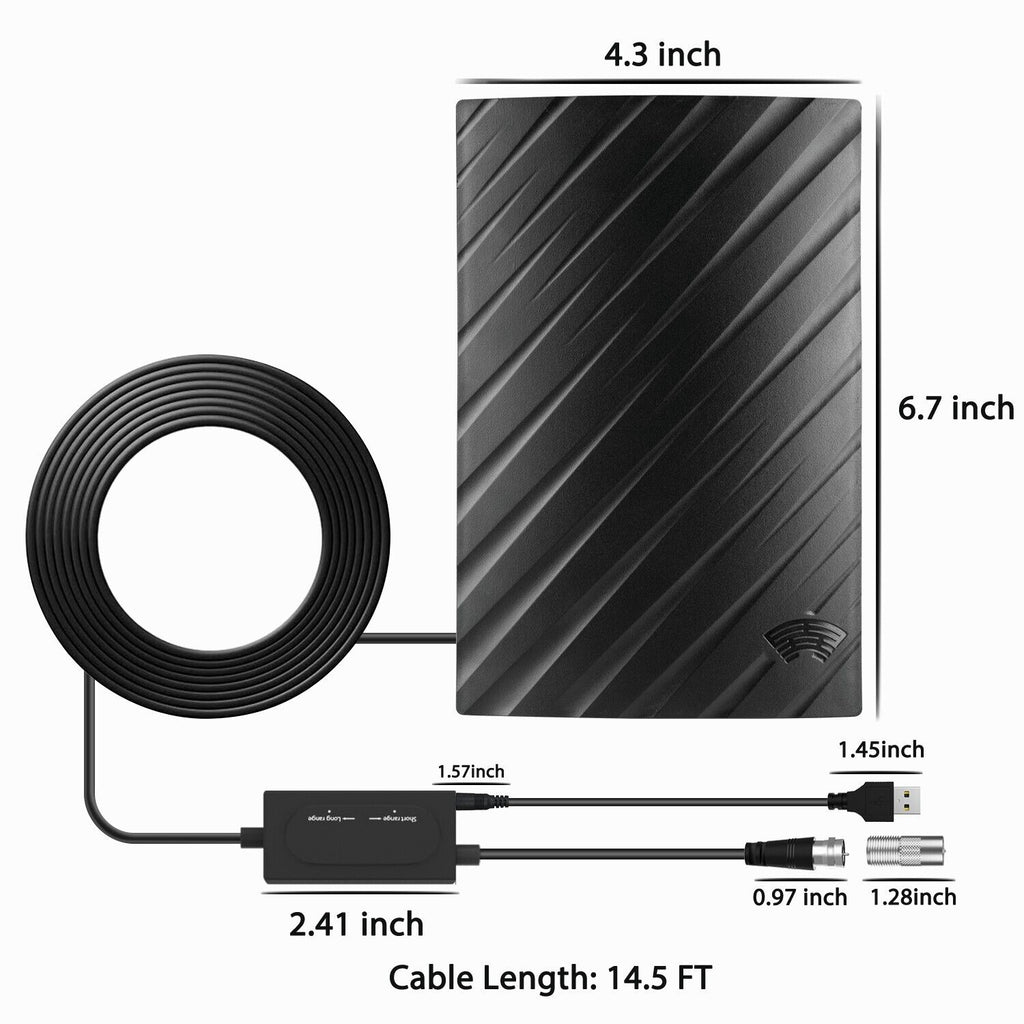 Long Range Indoor HDTV 4k Digital Antenna 600