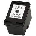Remanufactured Ink Cartridge for HP DeskJet 3755, DeskJet 2655, ENVY 5055, Amp 100 - Black (HP 65XL)