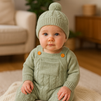 Nilo Soft Knit Baby Overall Set