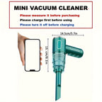Portable USB Rechargeable Vacuum Cleaner for Car and Home