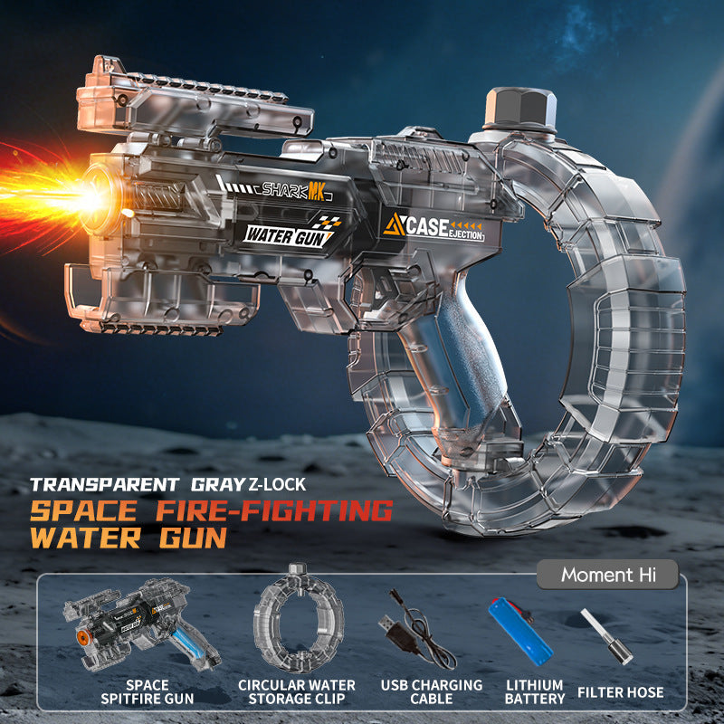 Transforming LED Water Blaster Toy – Large-Capacity Continuous Spray Water Toy for Outdoor Summer Fun
