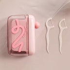 Automatic Pop-Up Dental Floss Dispenser Box Refillable Portable with Floss