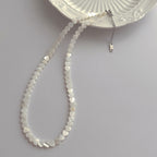 Natural Bead Heart Shell Necklace