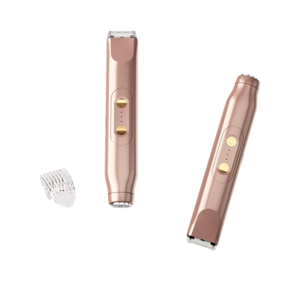 2-in-1 Waterproof Bikini & Body Trimmer for Women – Rechargeable Electric Shaver for Face, Underarms, Legs & Bikini Area
