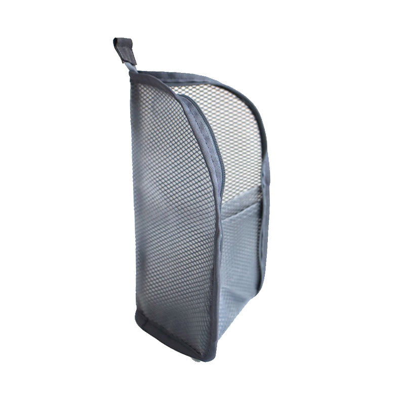 Free-Standing Clear Hanging Toiletry Bag, Foldable Waterproof EVA Cosmetic Organizer