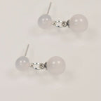 Multicolor Natural Agate Raw Stone Earrings