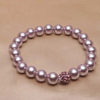 Simple Elegant Round Beads Shell Pearl Beads Bracelets
