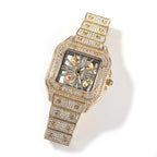 Hip-Hop Skeleton Square Watch