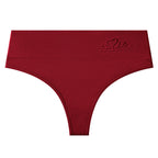 High Waist Seamless T‑Back Thongs for Women