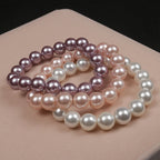 Simple Elegant Round Beads Shell Pearl Beads Bracelets