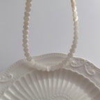 Natural Bead Heart Shell Necklace