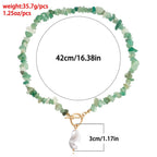 Retro Bohemia Sweater Chain Black Turquoise Cross Pendants Necklace