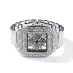 Hip-Hop Skeleton Square Watch