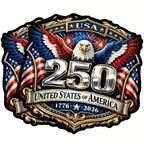 Celebrate 250 Years of Freedom – USA Patriotic Car Decal 1776–2026