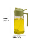 Oil Sprayer Glass Oil Dispenser Kitchen Refillable Spray