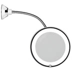 10X LED mirror on suction cup