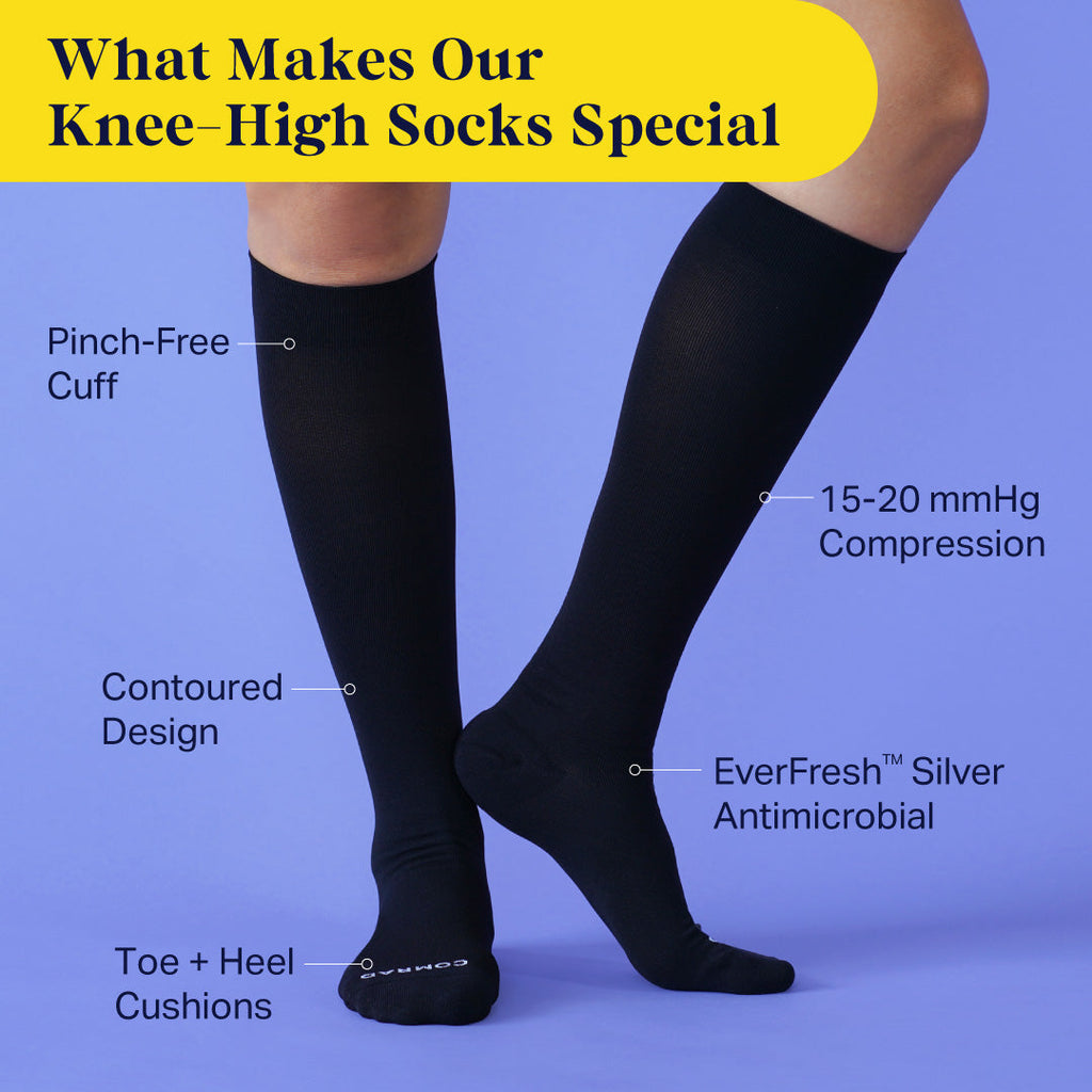 Knee-High Compression Socks - Solid