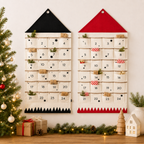 Personalized Christmas Countdown Calendar Fabric Design