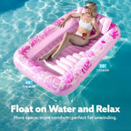 Pool Float Inflatable Outdoor Lounge Mattress Camping Bed