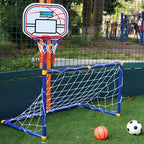 Portable Soccer Goal Basketball Toy Outdoor Sports