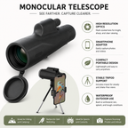 Portable Telescope Stargazing High Resolution Design
