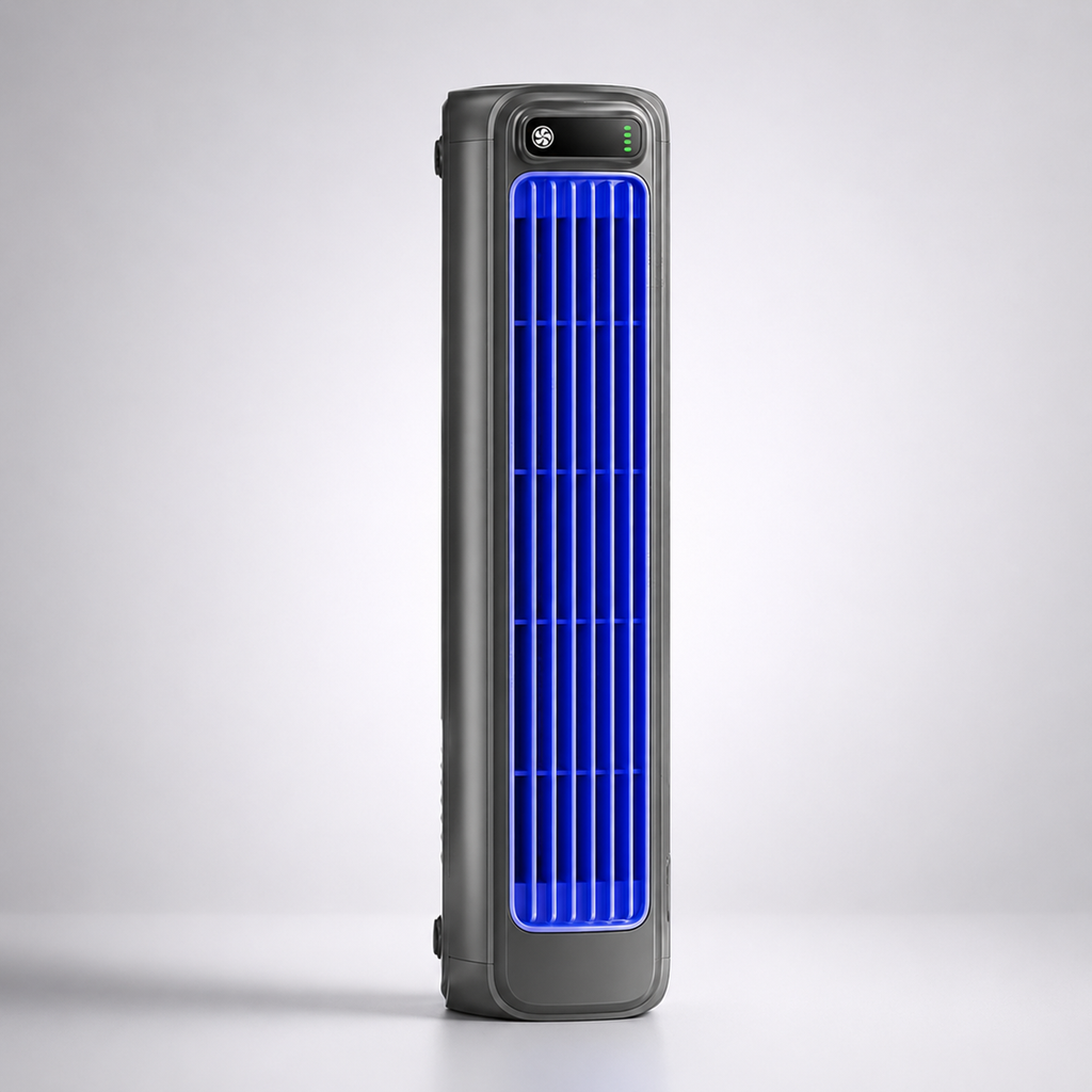 Portable Tower Small Fan Quiet Oscillating Desktop
