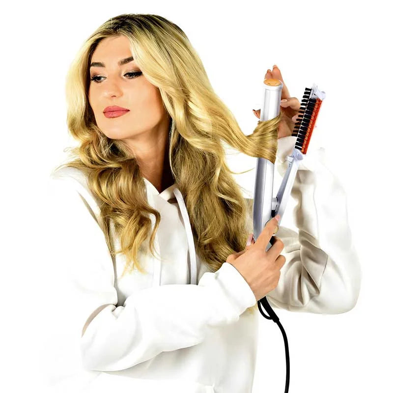 Rotating 2-in-1 Hair Styling Brush