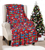 Christmas Blanket Cozy Festive Holiday Throw Blanket 50" x 60"