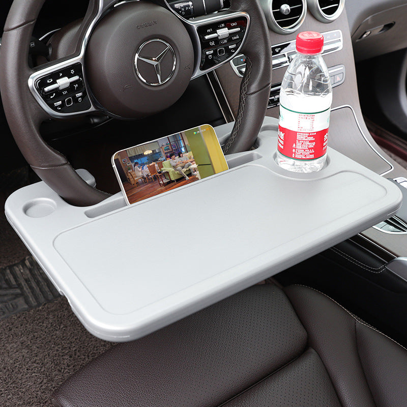 Car Steering Wheel Desk with Cup Holder