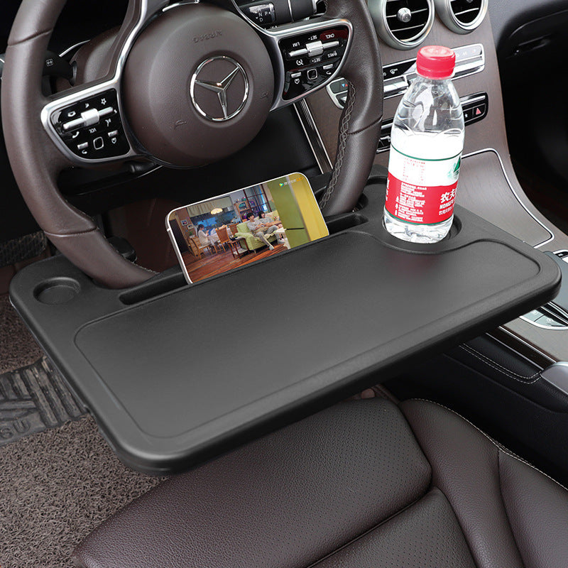 Car Steering Wheel Desk with Cup Holder