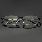 Reading Glasses Progressive Photochromic Titanium Frame Eyewear