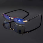 Reading Glasses Progressive Photochromic Titanium Frame Eyewear