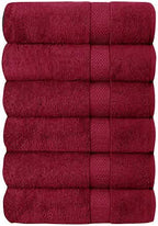 6-Piece Hotel & Spa 100% Cotton Bath Towel Set