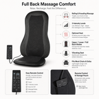 Rolling Massage Seat Cushion Vibrating Ergonomic Design