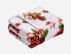 Christmas Blanket Cozy Festive Holiday Throw Blanket 50" x 60"