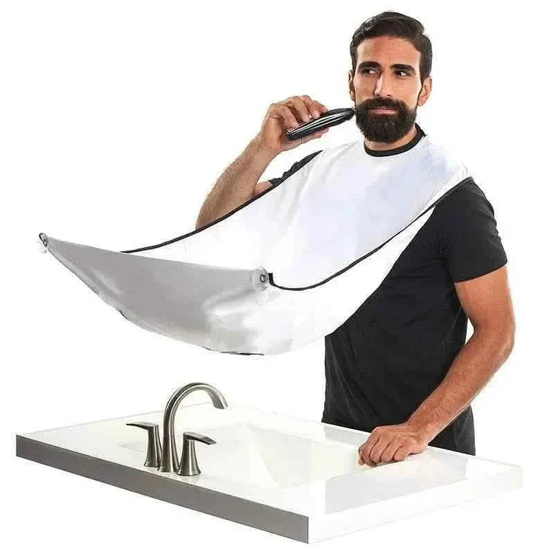 Male Shaving Apron Beard Catcher Cape Shaver Cleaning Hairdresser