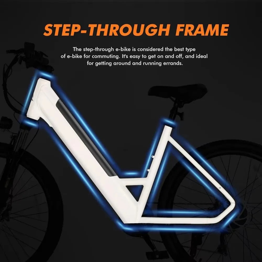 Electric Bike - Water Resistant, 7-Speed
