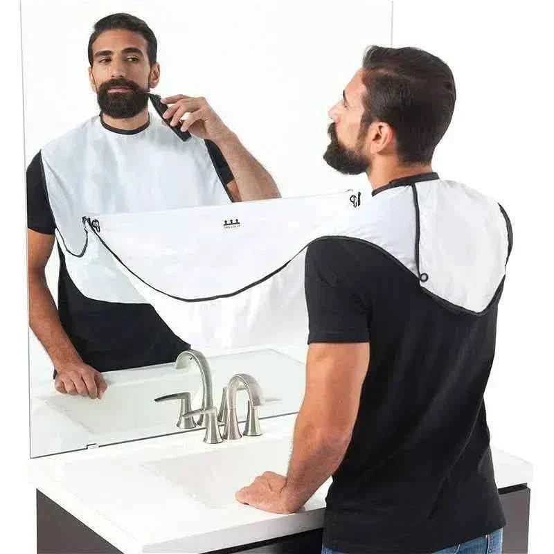 Male Shaving Apron Beard Catcher Cape Shaver Cleaning Hairdresser
