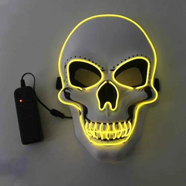 Horror Skull LED Light Full Face Cosplay Mask