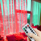 LED Curtain Garland 6x3M/3x3M USB Power Fairy Lights with Remote Control for Christmas New Year Window Decor Festoon Lighting