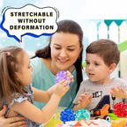 Crunchy Stress Ball Gem Squishy Toy | Colorful Sensory Stress Relief for Kids and Adults